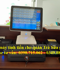 Hình ảnh: Lắp combo máy tính tiền cảm ứng cho quán trà sữa, trà chanh tại Tiền Giang