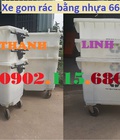 Hình ảnh: Xe thu gom rác 660L lựa chọn hoàn hảo bảo vệ môi trường đô thị