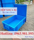 Hình ảnh: Hộp nhựa B4, thùng nhựa đặc B4, khay nhựa B4, sóng nhựa bít