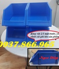Hình ảnh: Khay nhựa vát, khay chống tầng đựng đồ cơ khí, kệ nhựa đựng ốc vít