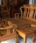 Hình ảnh: Đặt hàng Bộ bàn ghế Minh Quốc đào gỗ lim tay 12 giá 17.500.0