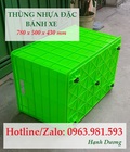 Hình ảnh: Thùng nhựa đặc 5 bánh xe, sóng nhựa bít, thùng nhựa bánh xe