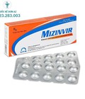 Hình ảnh: Thuốc Mizinvir 0,5mg Thuốc điều trị viêm gan B Hộp 30 viên