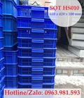 Hình ảnh: Sọt nhựa HS010, rổ nhựa, thùng nhựa rỗng