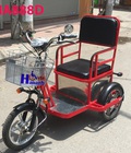 Xe lăn điện 3 bánh HA888D dành cho người khuyết tật, người già, có số lùi