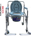 Hình ảnh: Ghế bô vệ sinh có bánh xe, để chân Lucass GX300
