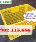 Hình ảnh: Thùng nhựa rỗng HS005, Sọt nhựa cao 39cm, Sóng nhựa 3T9