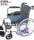 Hình ảnh: Xe lăn có phanh giá rẻ Lucass X75J