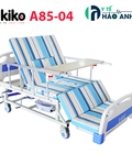 Hình ảnh: Giường bệnh nhân đa năng 4 tay quay Akiko A85 04 có bô vệ sinh, bàn ăn, chậu gội đầu