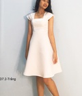 Hình ảnh: Đầm xòe dáng tiểu thư thời trang trẻ trung sang trọng D7.2 Trắng