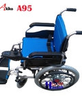 Hình ảnh: Xe lăn điện nhập khẩu Akiko A95 có lăn tay và 2 bộ đệm