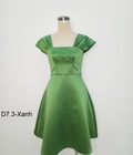 Hình ảnh: Đầm dáng tiểu thư thời trang trẻ trung sang trọng kiểu xòe D7.3 Xanh