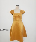 Hình ảnh: Đầm tiểu thư dáng xòe thời trang sang trọng D7.4 Vàng