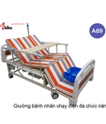 Hình ảnh: Giường điện y tế đa chức năng Akiko A89 có bô vệ sinh, bàn ăn, chậu gội đầu