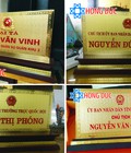 Hình ảnh: Biển chức danh Bí thư tỉnh, Chủ tịch UBND tỉnh