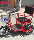 Hình ảnh: Xe lăn điện 3 bánh HA888D dành cho người khuyết tật, người già, có số lùi