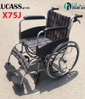 Hình ảnh: Xe lăn có phanh giá rẻ Lucass X75J