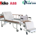 Hình ảnh: Giường bệnh nhân 3 tay quay Akiko A88 tách xe lăn, có bô, bàn ăn