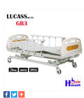 Hình ảnh: Giường bệnh nhân 3 tay quay Lucass GB3 tặng đệm