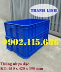 Hình ảnh: Thùng nhựa đặc HS003