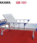 Hình ảnh: Giường bệnh nhân 1 tay quay Akawa GB 101 nâng đầu có bàn ăn
