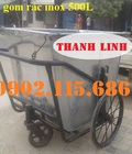 Hình ảnh: Xe gom rác inox 500 lít