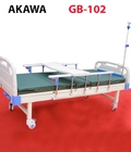 Hình ảnh: Giường y tế 2 tay quay Akawa GB 102 nâng đầu, nâng chân có bàn ăn