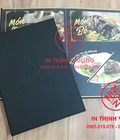 Hình ảnh: In menu bìa da đẹp cho nhà hàng