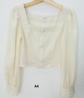 Hình ảnh: Áo Croptop tay dài thời trang công sở A4