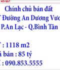 Hình ảnh: Bán đất ở mt an dương vương, phường an lạc,bình tân