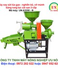 Hình ảnh: Máy xay xát lúa gạo 3 chức năng xát gạo Nghiền bột mịn, vỡ ngô, vỡ đỗ Sàng rung lọc cát sạn 3 cấp