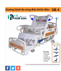 Hình ảnh: Giường bệnh nhân chạy điện đa chức năng Lucass GB 4