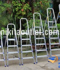 Hình ảnh: Thang ghế nhôm 3 đến 8 bậc lớn - chính hãng NIKITA AL bảo hành 12 tháng