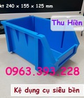 Hình ảnh: Kệ dụng cụ xếp chồng, khay link kiện giá rẻ, khay nhựa giá rẻ, thùng nhựa đặc