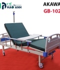 Hình ảnh: Giường y tế 2 tay quay Akawa GB 102 nâng đầu, nâng chân có bàn ăn