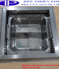 Hình ảnh: Nồi lẩu inox 4 ngăn dành cho nhà hàng quán ăn