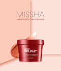 Hình ảnh: Mặt nạ đất sét làm sạch sâu, chăm sóc lỗ chân lông Missha Amazon Red Clay Pore Mask