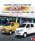 Hình ảnh: ẶNG 200 lít xăng khi mua các sản phẩm xe tải van Thaco Towner Van 2S và Thaco Towner Van 5S.