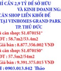 Hình ảnh: Bán căn shop liền khối đế tại Vinhomes Grand Park ,TP Thủ Đức