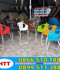 Hình ảnh: Ghế cafe nhựa đúc chân nhôm đẹp, bền, giá gốc