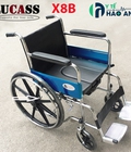 Hình ảnh: Xe lăn có bô vệ sinh bánh đúc Lucass X8B