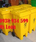 Hình ảnh: Thùng rác nhựa 120 lít,thùng rác công cộng 120l đạp chân