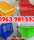 Hình ảnh: Sọt quai sắt, sọt nhựa rỗng HS011