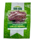 Hình ảnh: Hạt giống xà lách tím xoăn Rạng Đông (Lollo Rossa) HGRDLR001