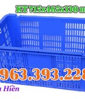 Hình ảnh: Sọt nhựa rỗng quai sắt, sọt nhựa công nghiệp giá rẻ, sóng nhựa rỗng HS011, sọt quai sắt đựng trái cây