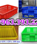 Hình ảnh: Sọt nhựa rỗng, sọt nhựa công nghiệp, sọt nhựa HS 010, sọt đựng trái cây, sọt đựng đồ trong siêu thị