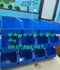 Hình ảnh: khay nhựa loại trung, khay nhựa đựng dụng cụ oto, bán khay nhựa màu xanh vát đầu đểphân biệt linh kiện