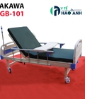 Hình ảnh: Giường bệnh nhân 1 tay quay Akawa GB 101 nâng đầu có bàn ăn