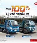 Hình ảnh: Khuyến mãi xe tải ben thaco tháng 7