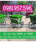 Hình ảnh: Xe đẩy rác công nghiệp, xe đẩy rác tôn, xe rác dung tích 400L